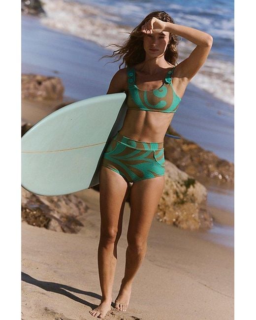 Seea Green Georgia Surf Top