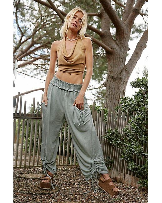 Free People Green I'm So Fly Pants