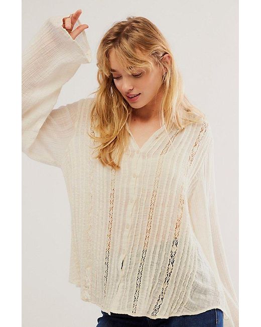 Free People Natural Fp One Mila Shirt