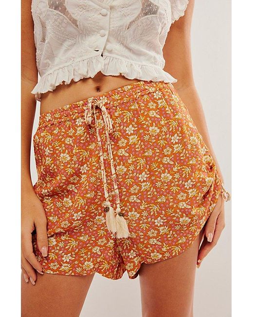 Spell Orange Sienna Shorts
