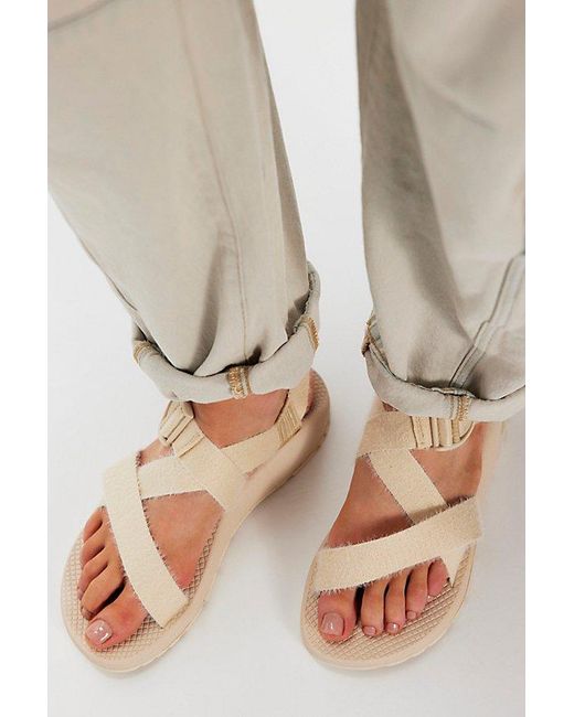 Chaco Natural Mega Z Classic Fuzzy Sandals
