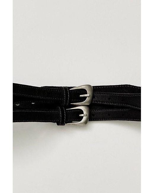 Free People Black Wisteria Waist Belt