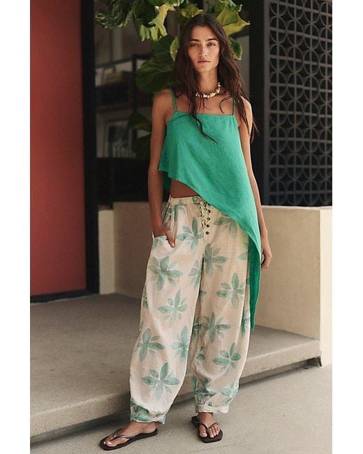 free-est Green Delia Top By
