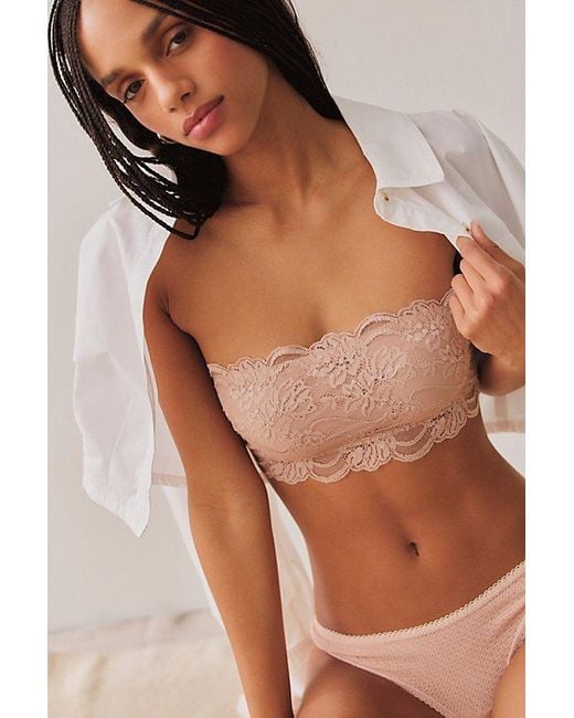 Intimately By Free People Brown Last Dance Lace Bandeau By
