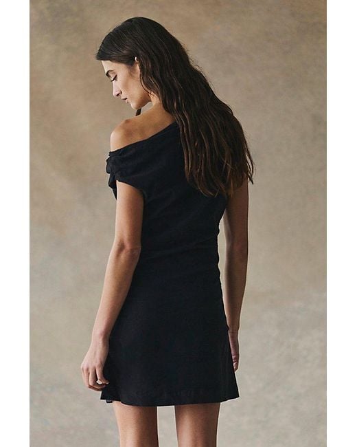 Free People So Far Summer Stretch Linen Mini Dress in Blue | Lyst Free People So Far Summer Stretch Linen Mini Dress in Blue | Lyst