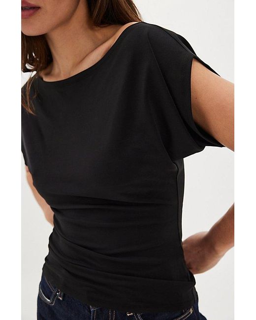 geel Black Fletcher Top