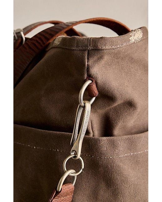 Free People Brown Preston Canvas Bag