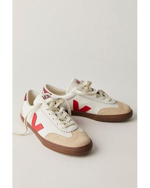 Veja Natural Volley Suede Sneakers