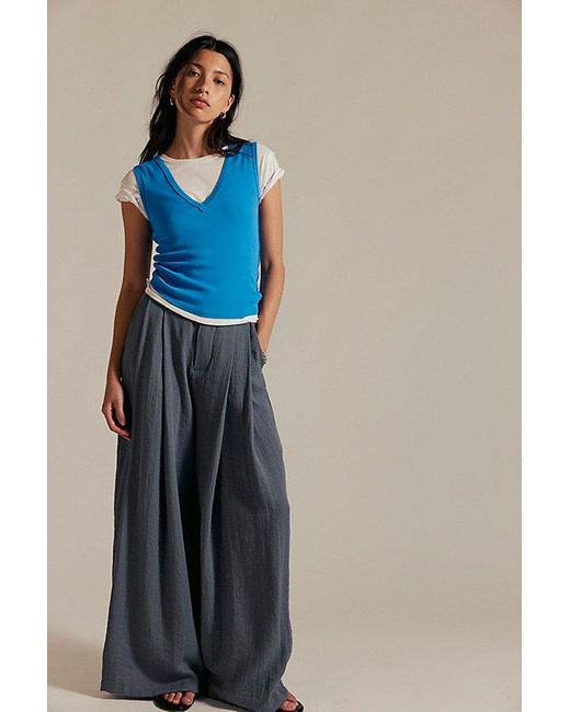 Free People Blue Neria Tank Top