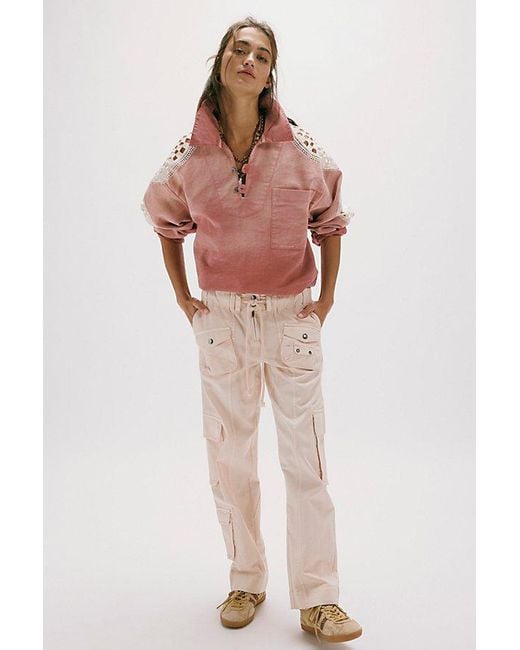 Free People Multicolor Tahiti Cargo Trousers By
