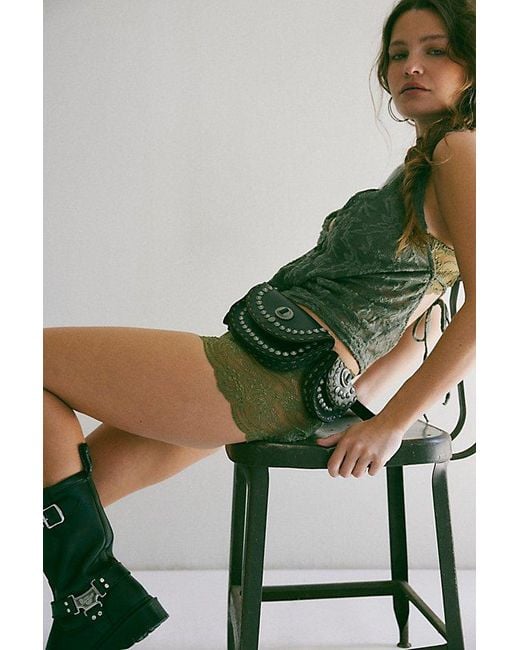 Free People Lucky Stars Pocket Belt in Green | Lyst display picture 3