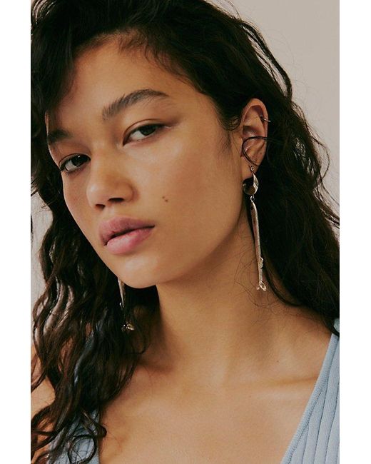 Free People Natural Carter Dangle Earrings