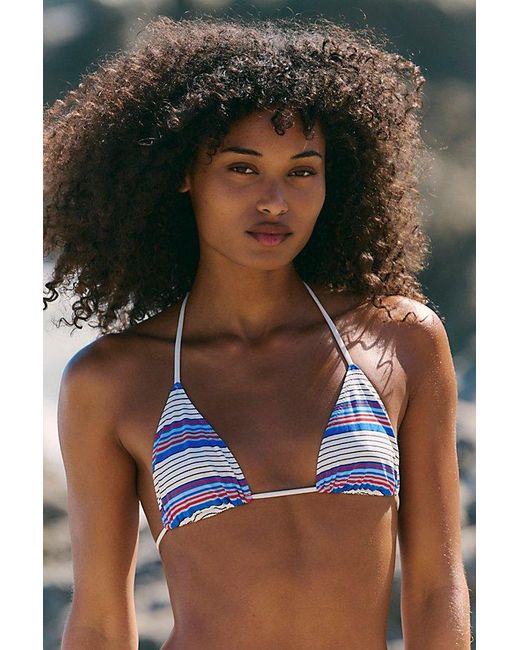 Frankie's Bikinis Multicolor Nick Triangle Bikini Top