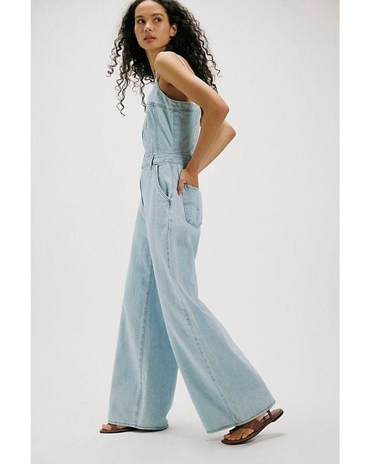 Levi's Blue Bustier Jumpsuit