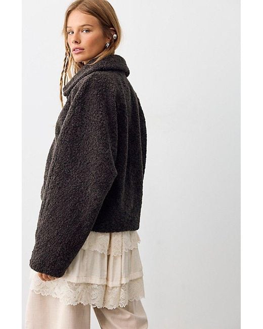 Free People Gray Softest Touch Jacket