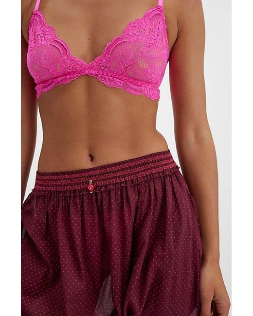 Free People Red Endless Afternoon Bloomers