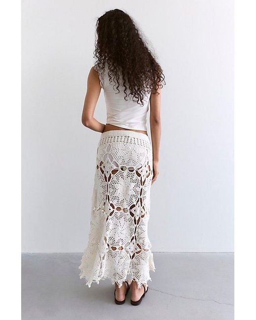Akoia Swim White Akoia Libre Midi Skirt By
