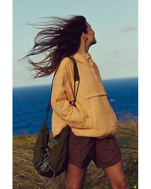 Fp Movement Blue Pippa Packable Pullover Puffer