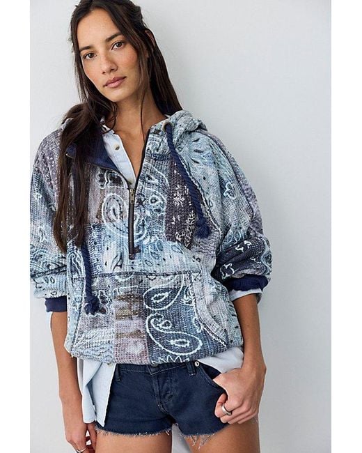Free People Blue Ghost Ranch Hoodie