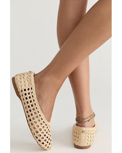 Sam Edelman White Shira Woven Flats By