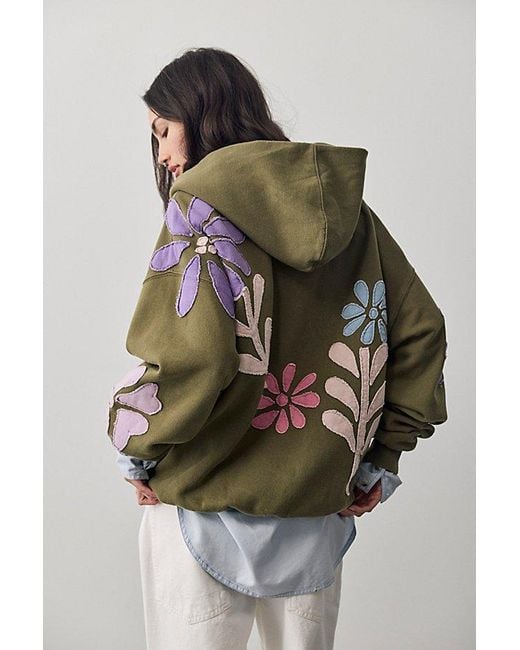 Free People Multicolor It's A Vibe Flowers Hoodie