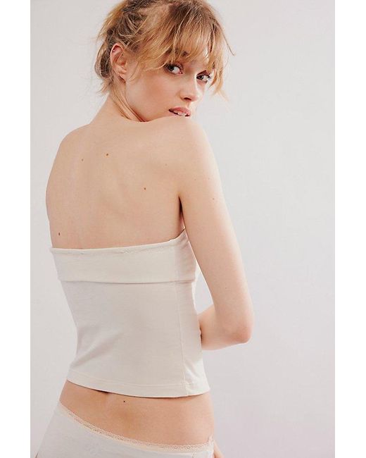 Free People Brown Fit For You Convertible Tube Top