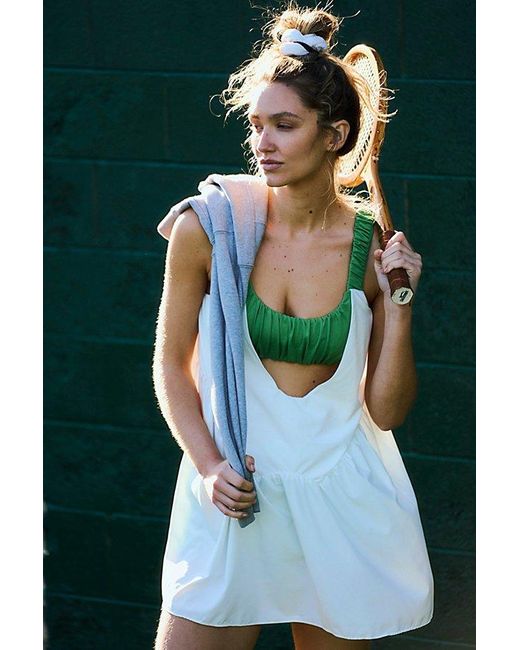 Free People Green One Two Punch Colorblock Set