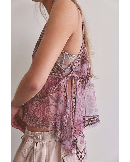 Free People Multicolor Highway Printed Tank Top
