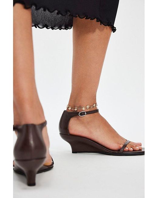 Jeffrey Campbell Black On The Low Mini Wedges By