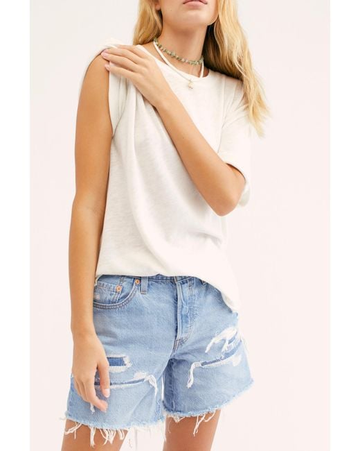 free people levi shorts
