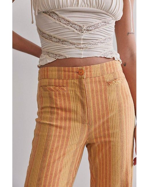Free People Multicolor Penelope Striped Pant