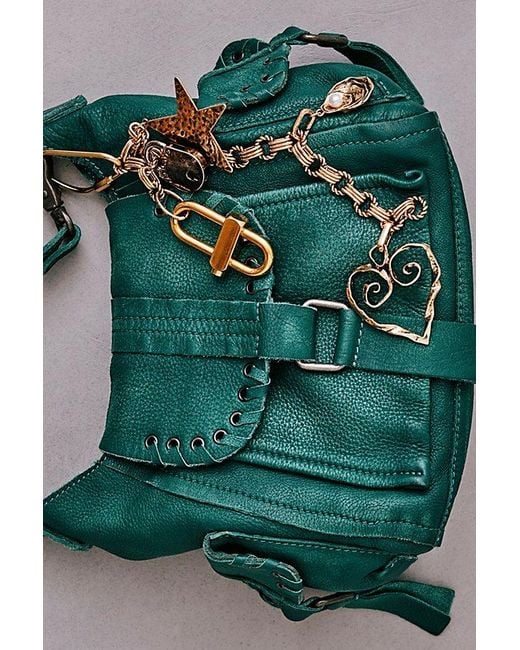 Free People Green Charmed Strand Bag Charm