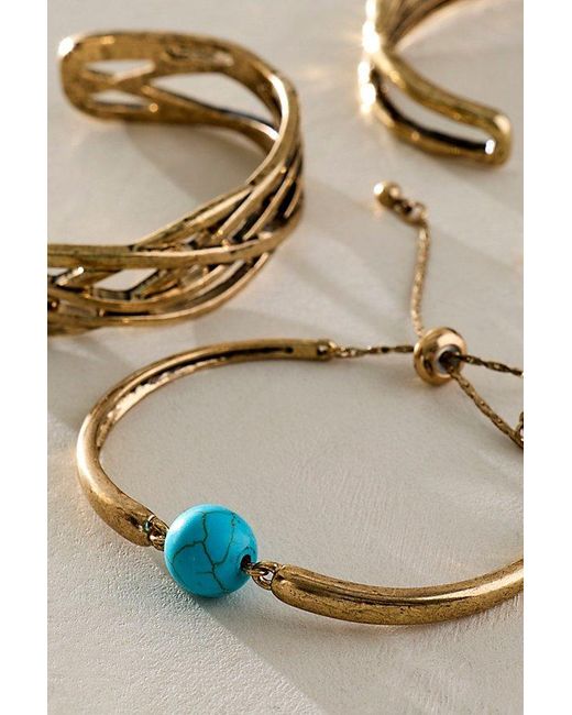 Free People Natural Muse Stack Bangle Set