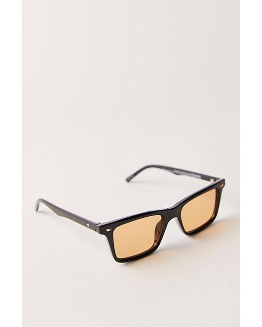 Le Specs Black Broski Rectangular Sunglasses