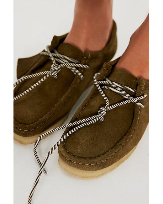 Clarks Blue Wallabees