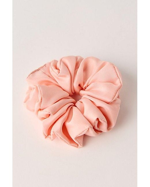 Free People Natural Leni Silk Scrunchie