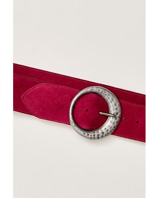 Free People Red Luna Hip Belt