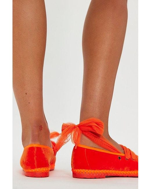 Flabelus Natural Ginny Chiffon Flats