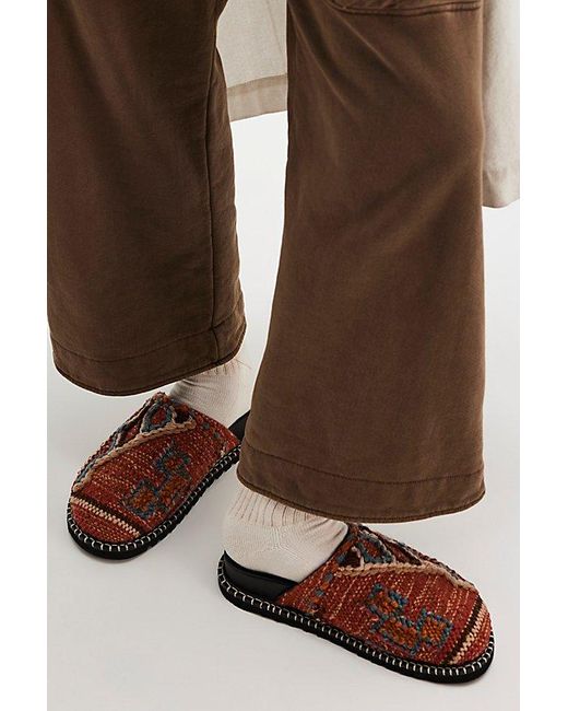 Free People Brown Magic Carpet Mules