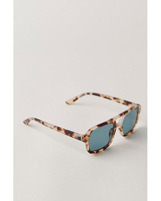 Free People Multicolor Royal Polarized Aviator Sunglasses