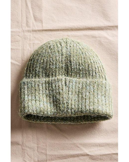Free People Green Frostline Beanie
