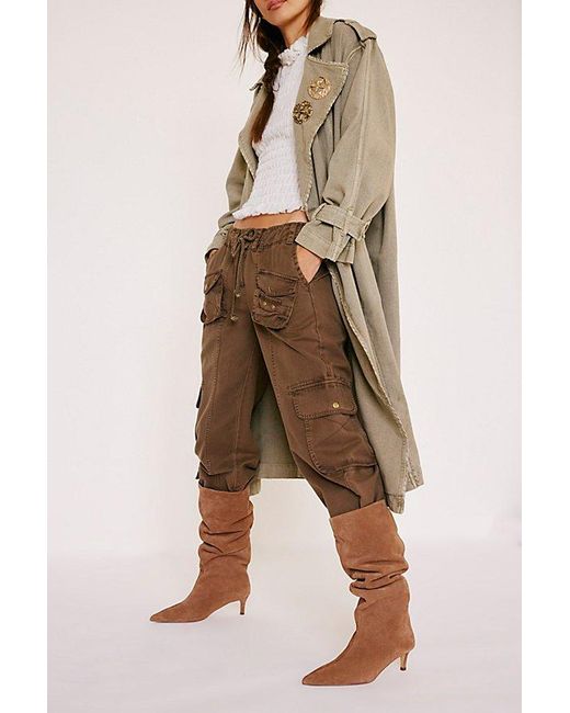 Free People Blue Kiki Kitten Heel Boots