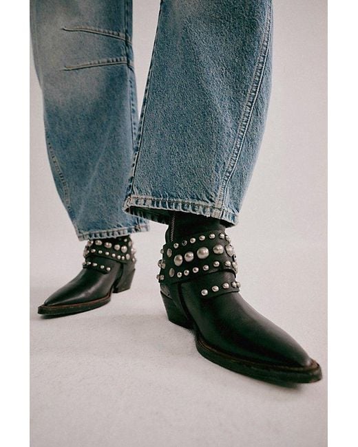 Free People Black Axel Boots