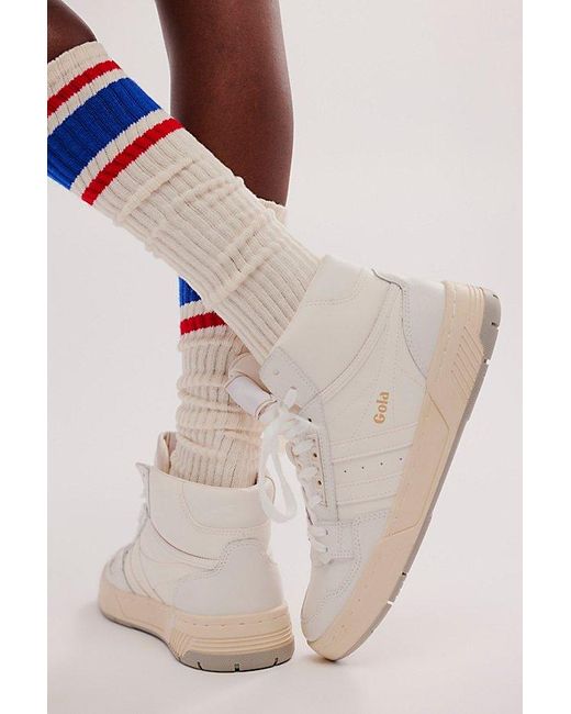 Gola White Challenge High Sneakers