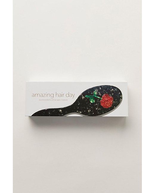 Free People Multicolor Solar Eclipse Hand-painted Acetate 2-in-1 Brush