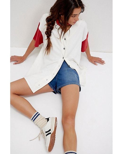 Free People Blue Homerun Tee