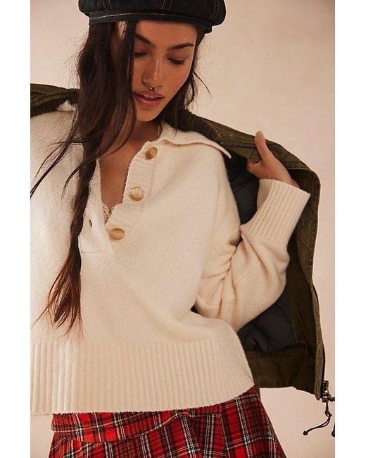 Free People Natural Trading Up Polo