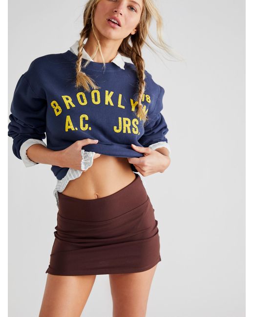 Free People Micro Mini Half Slip Lyst