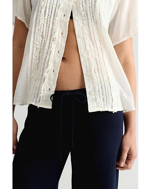 Citizens of Humanity Blue Nora Knit Pull-On Pants