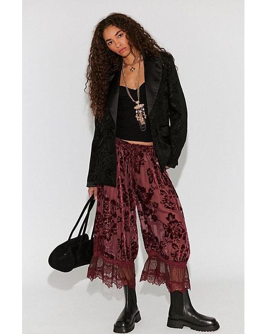 Intimately By Free People Multicolor Forever Young Burnout Pants By